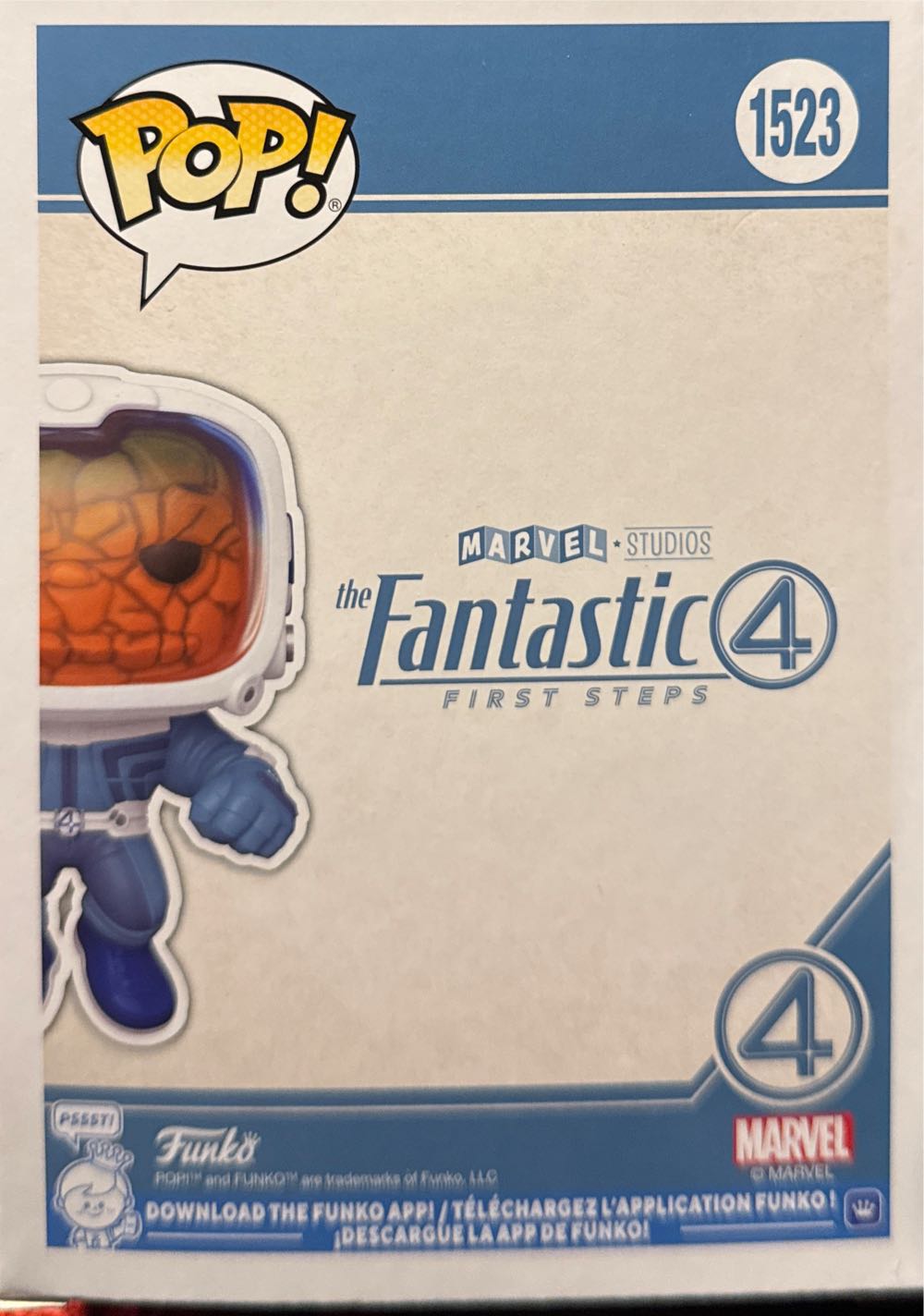 Funko Pop! Marvel The Fantastic 4 First Steps Thing - Fantastic Four vinyl figure collectible [Barcode 889698853606] - Main Image 3