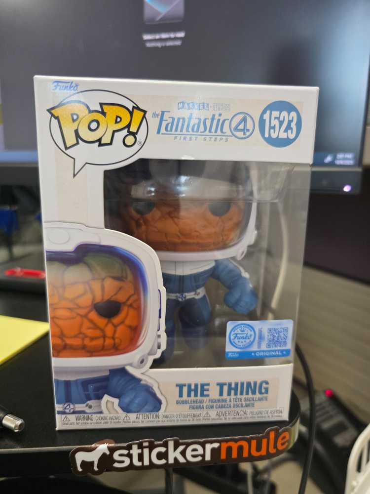 Funko Pop! Marvel The Fantastic 4 First Steps Thing - Fantastic Four vinyl figure collectible [Barcode 889698853606] - Main Image 4