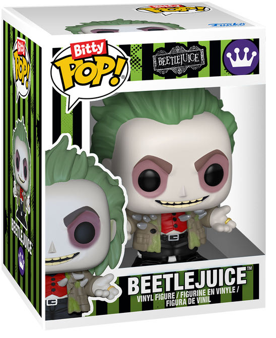 Bitty Pop! Town: Beetlejuice and Dante’s Inferno Room - Beetlejuice vinyl figure collectible [Barcode 889698855174] - Main Image 3