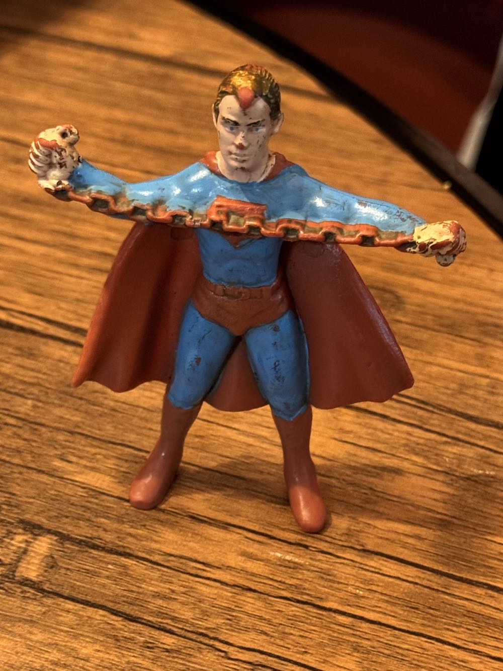 Superman Figure Breaking Chain By Chemtoy  vinyl figure collectible - Main Image 2