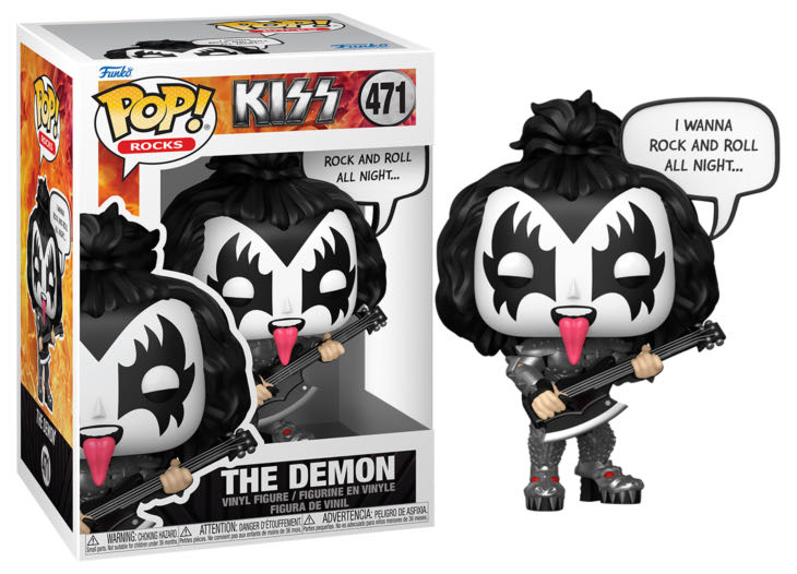 Kiss - The Demon - 471 Funko Pop Rocks - Kiss vinyl figure collectible [Barcode 889698841245] - Main Image 2