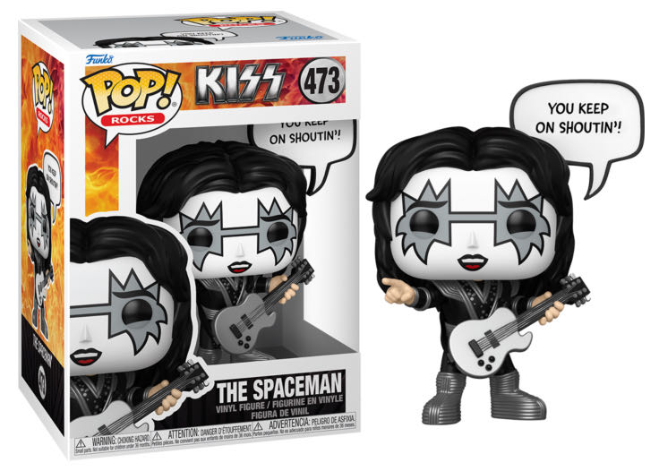 Kiss - The Spaceman - 473 Funko Pop Rocks - Kiss vinyl figure collectible [Barcode 889698841252] - Main Image 2