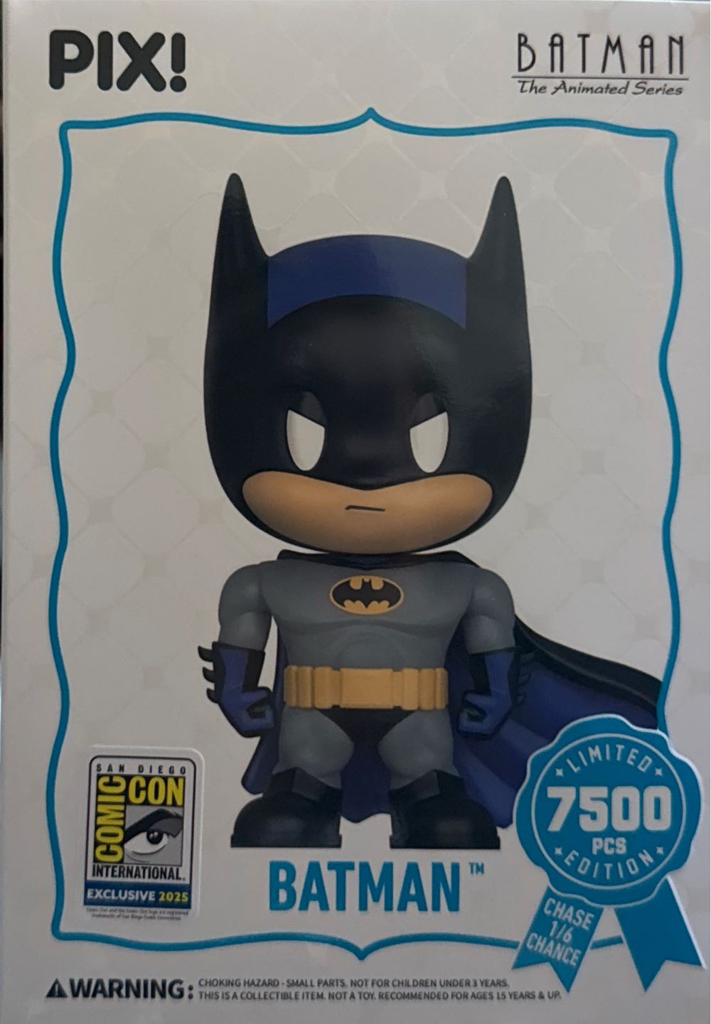 PIX! x thrilljoy collab - BATMAN - Batman: The Animated Series vinyl figure collectible [Barcode 846626058502] - Main Image 2