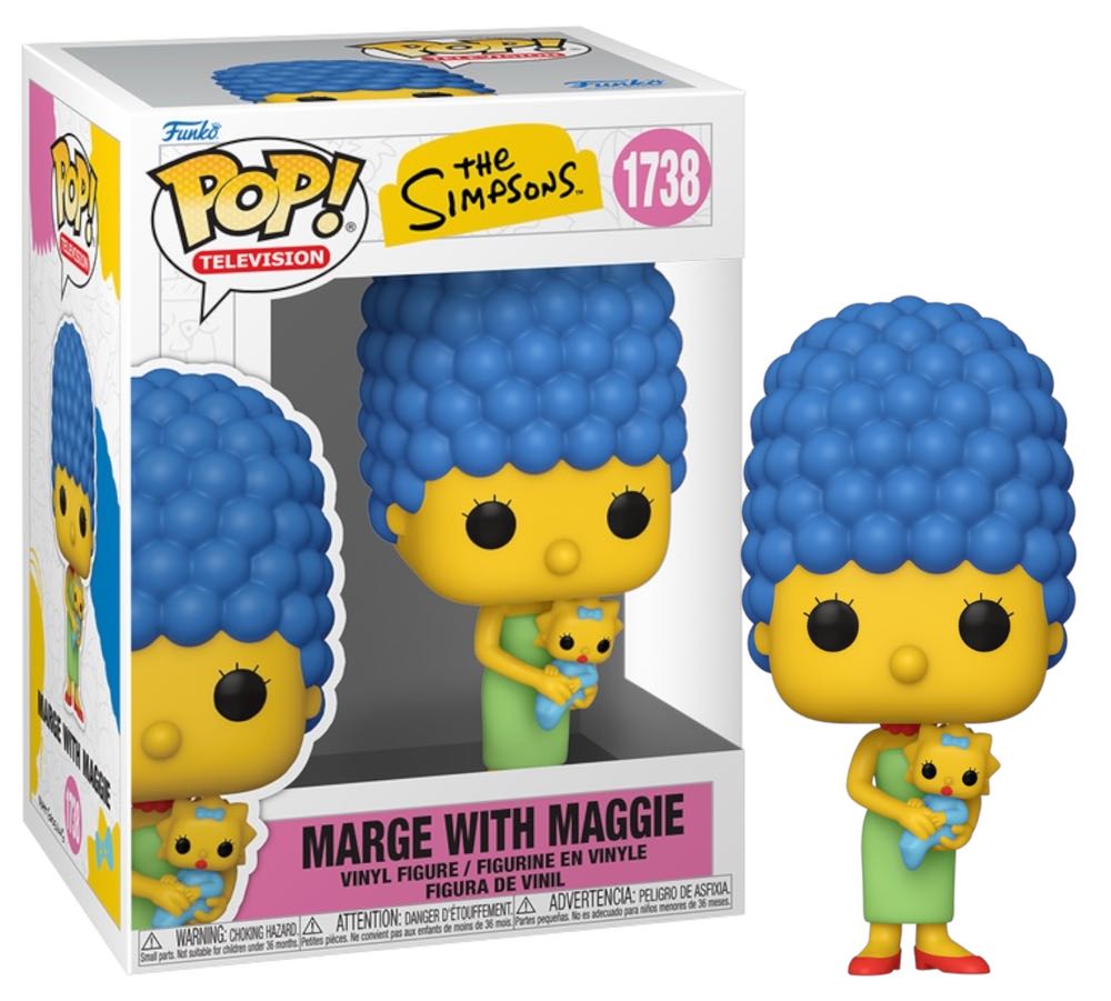 Simpsons 1738 - Marge w/ Maggie - The Simpsons vinyl figure collectible [Barcode 889698864077] - Main Image 2