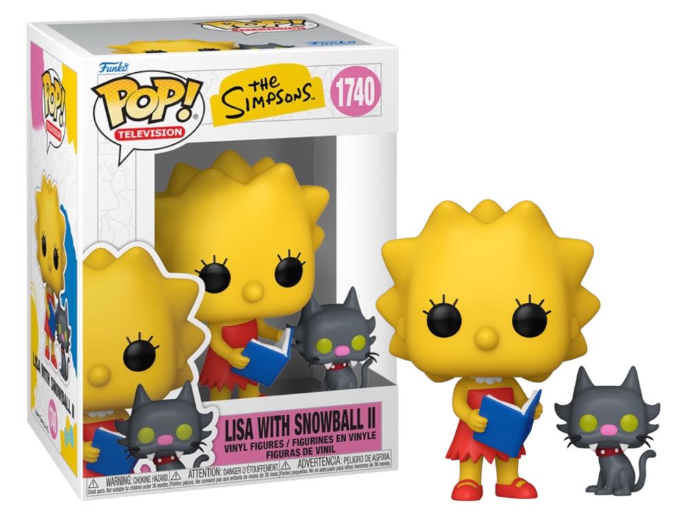 Simpsons 1740 - Lisa w/ Snowball II - The Simpsons vinyl figure collectible [Barcode 889698864091] - Main Image 2