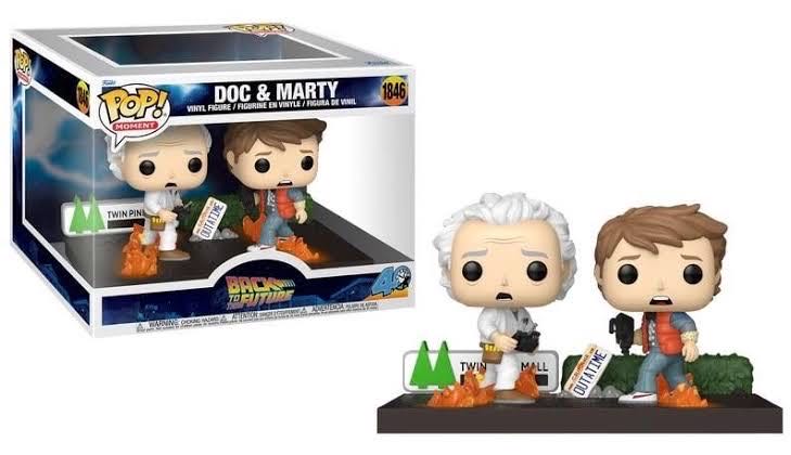 Doc & Marty - Back to the Future vinyl figure collectible [Barcode 889698864480] - Main Image 3