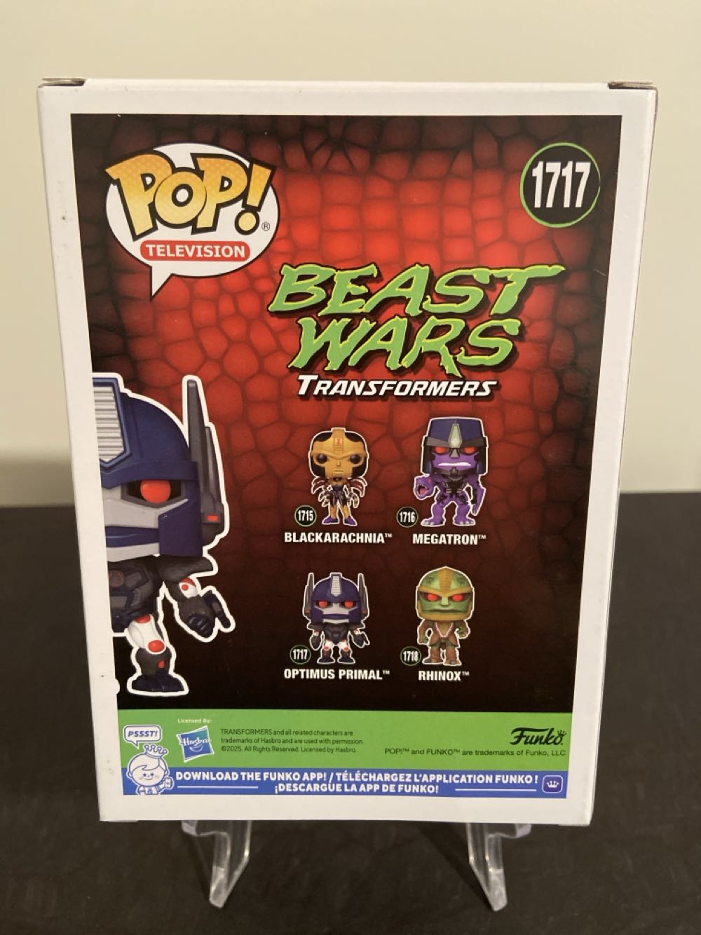 Optimus Primal - Transformers vinyl figure collectible [Barcode 889698862158] - Main Image 2