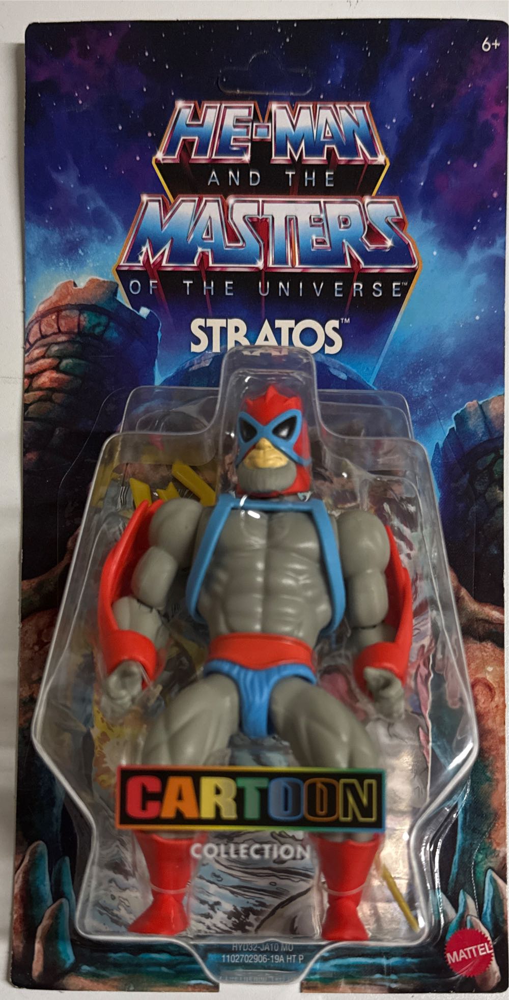 Mattel Masters Of The Universe Origins Action Figure & Accessories Set Stratos 5.5-inch Collectible Toy With Mini-comic  vinyl figure collectible [Barcode 194735244379] - Main Image 2