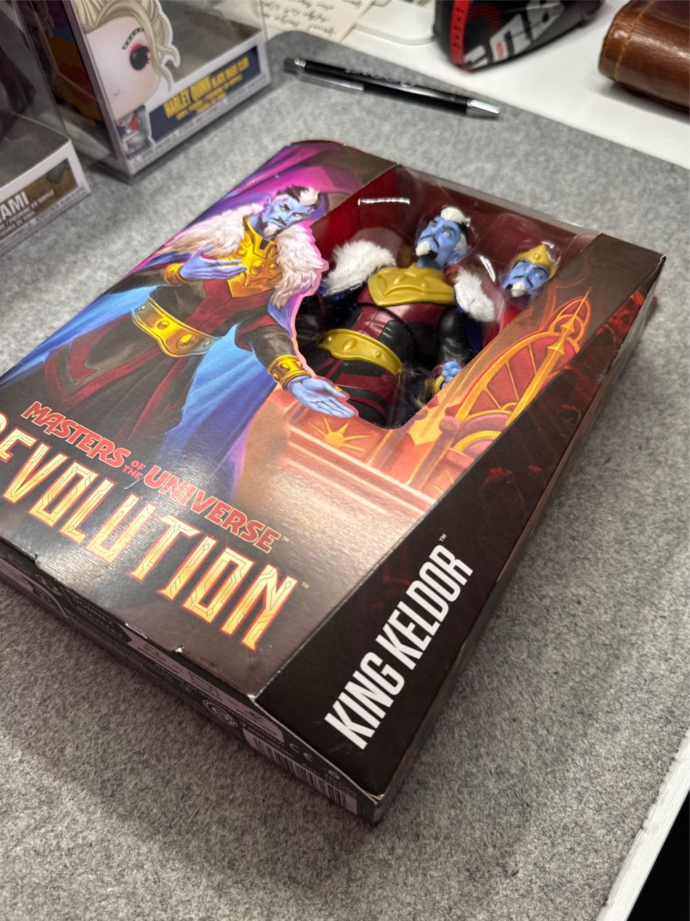 Masters Of The Universe Masterverse Action Figure & Accessories King Keldor Motu Collectible With Articulation & Swappable Parts 7-inch - Masters of the Universe vinyl figure collectible [Barcode 194735243624] - Main Image 2