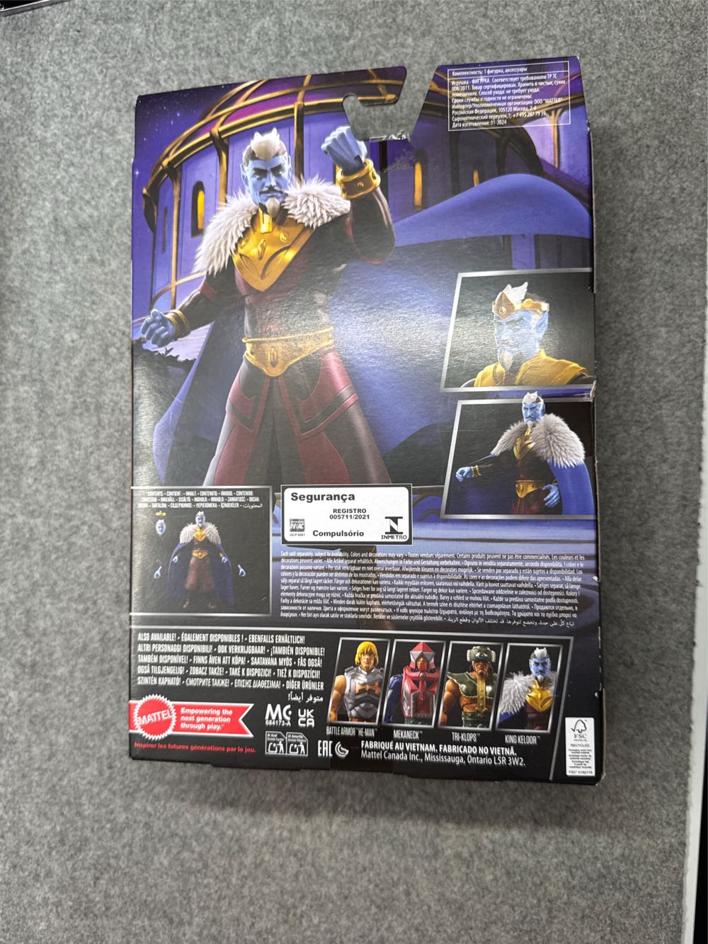 Masters Of The Universe Masterverse Action Figure & Accessories King Keldor Motu Collectible With Articulation & Swappable Parts 7-inch - Masters of the Universe vinyl figure collectible [Barcode 194735243624] - Main Image 3