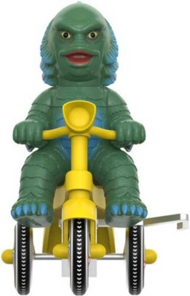 Creature From The Black Lagoon With Wind-up Yellow Trike (Green) - Universal Monsters vinyl figure collectible [Barcode 840049889330] - Main Image 3