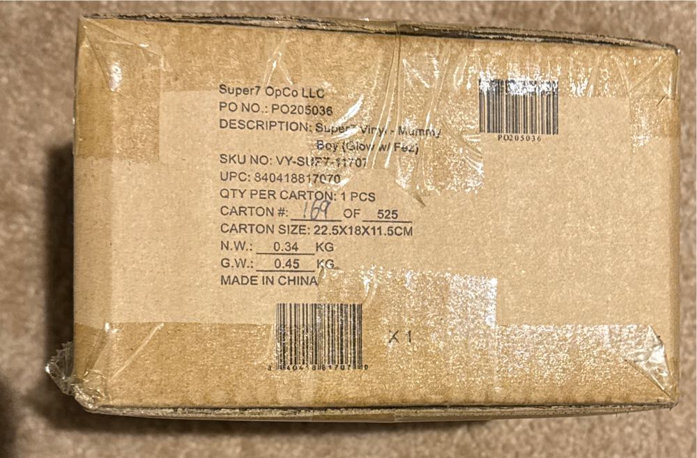 Super7 Mummy Boy Glow With Fez Vinyl Figure SDCC 25  vinyl figure collectible - Main Image 2