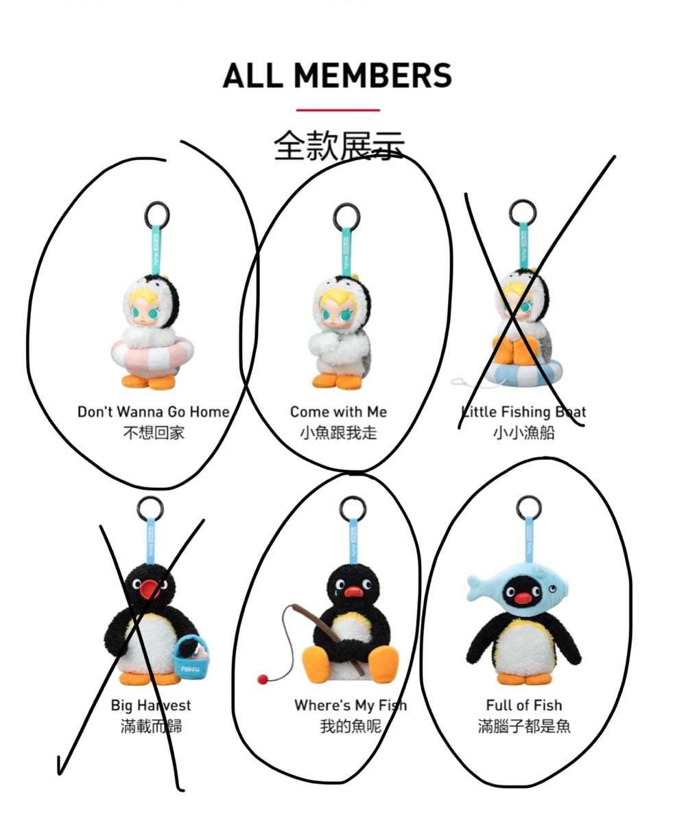 Baby Molly X Pingu Blindbox  vinyl figure collectible [Barcode 6931571047443] - Main Image 2