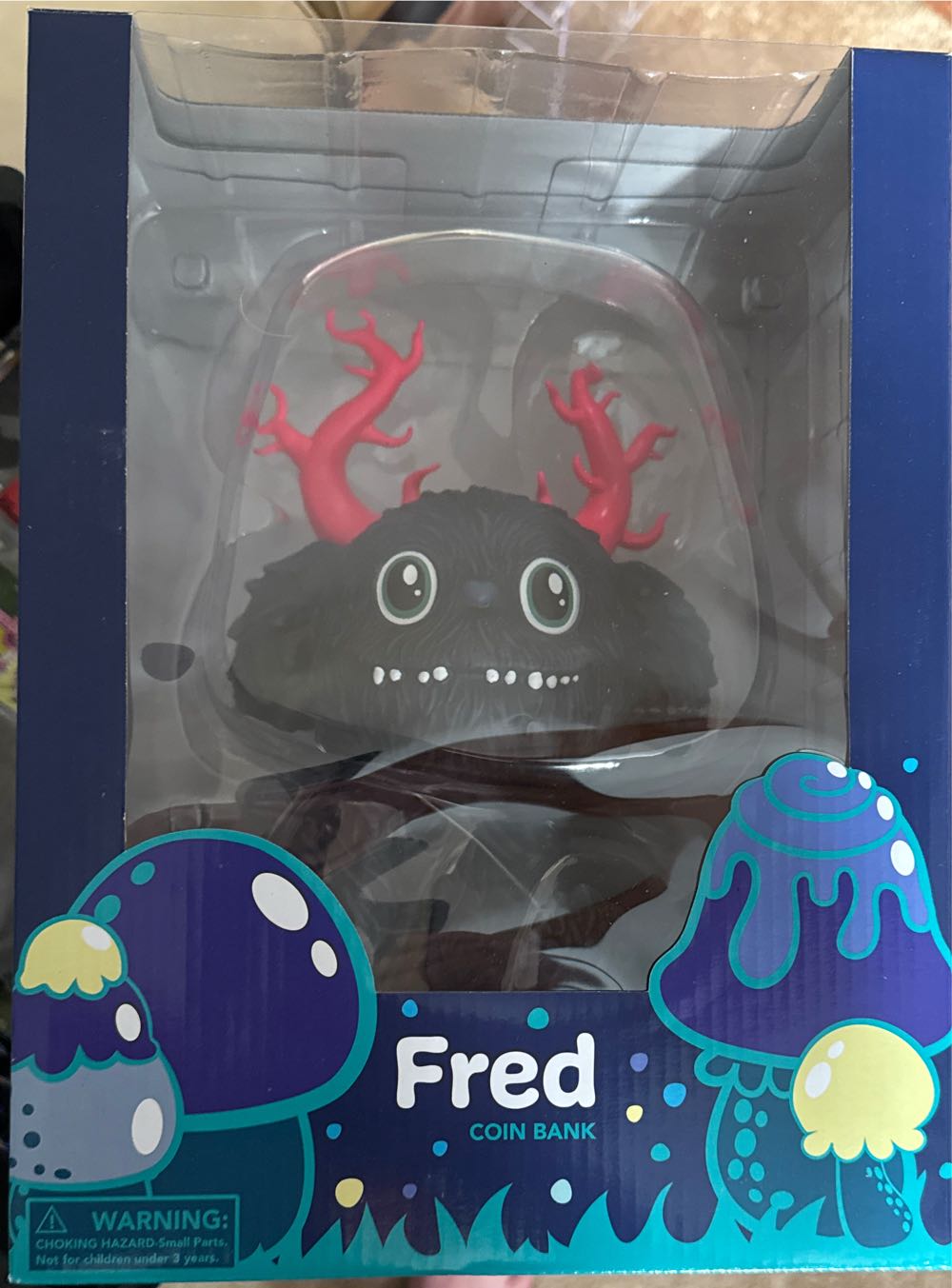 Toynami Tulipop Fred Coin Bank 8”  vinyl figure collectible [Barcode 819872010822] - Main Image 2