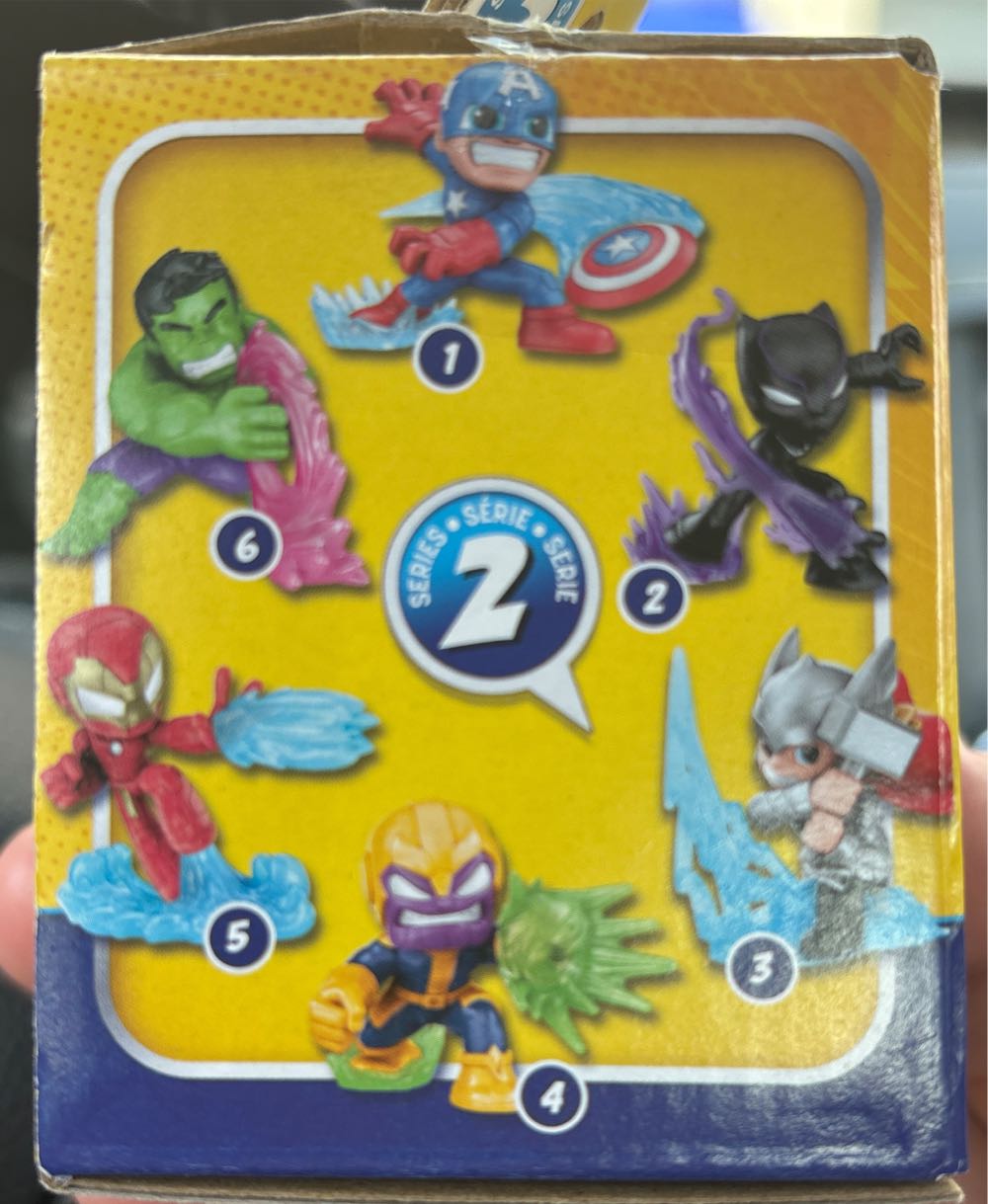 #1 Captain America Marvel Mighty Verse Series 2 Avengers Action Collection  vinyl figure collectible [Barcode 5010996222473] - Main Image 3