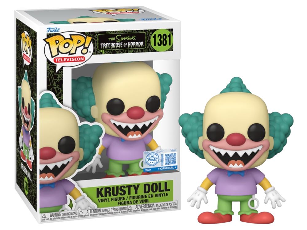 Simpsons 1481 - Krusty Doll - The Simpsons vinyl figure collectible [Barcode 889698741057] - Main Image 2