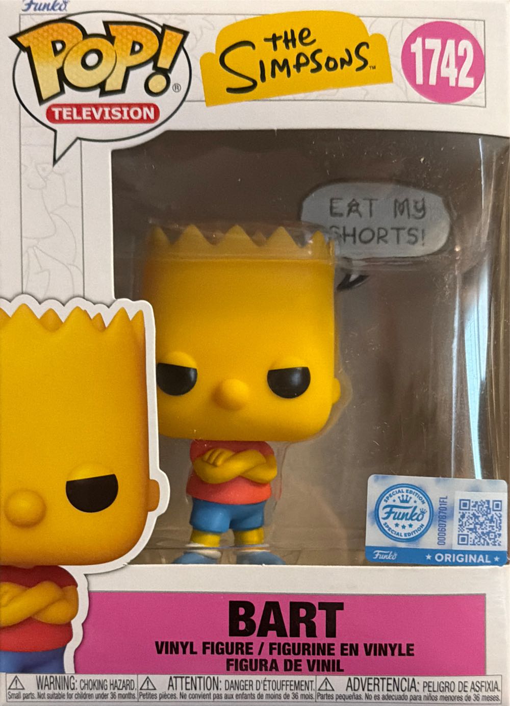 Bart - The Simpsons vinyl figure collectible [Barcode 889698872461] - Main Image 4