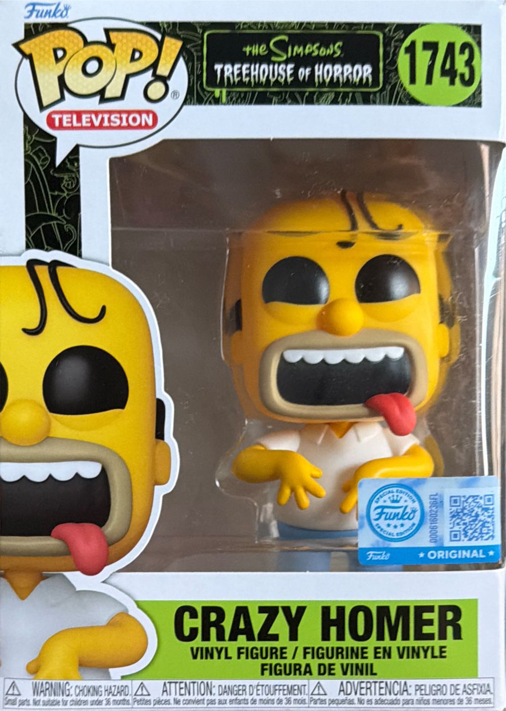 Crazy Homer - The Simpsons vinyl figure collectible [Barcode 889698872478] - Main Image 4