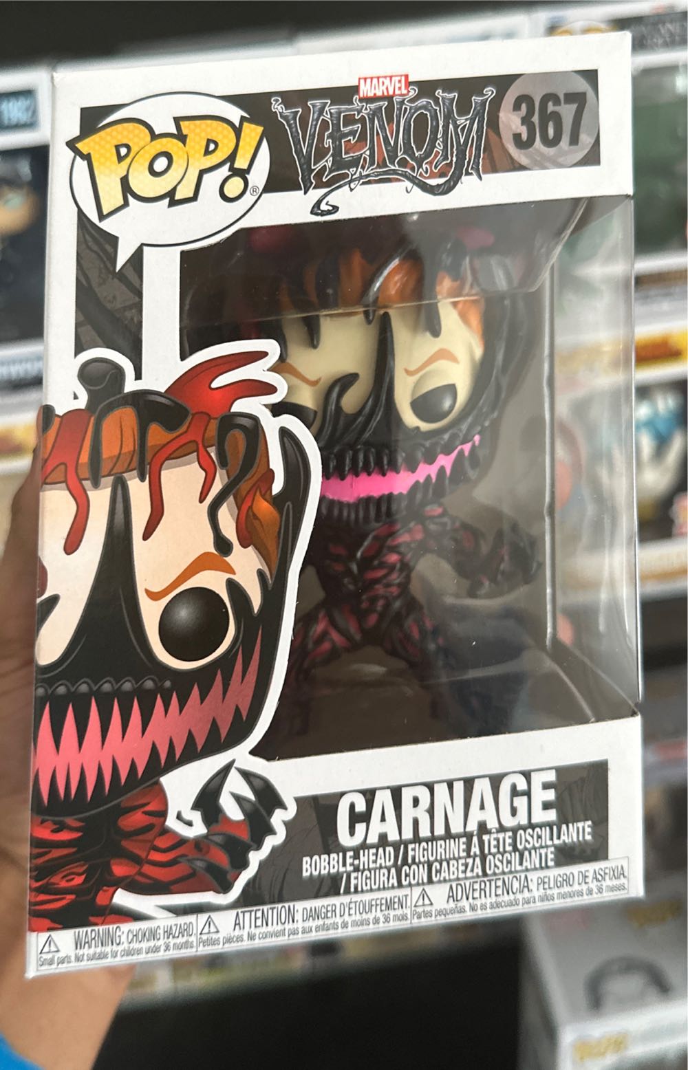 Carnage  vinyl figure collectible [Barcode 34677322] - Main Image 2