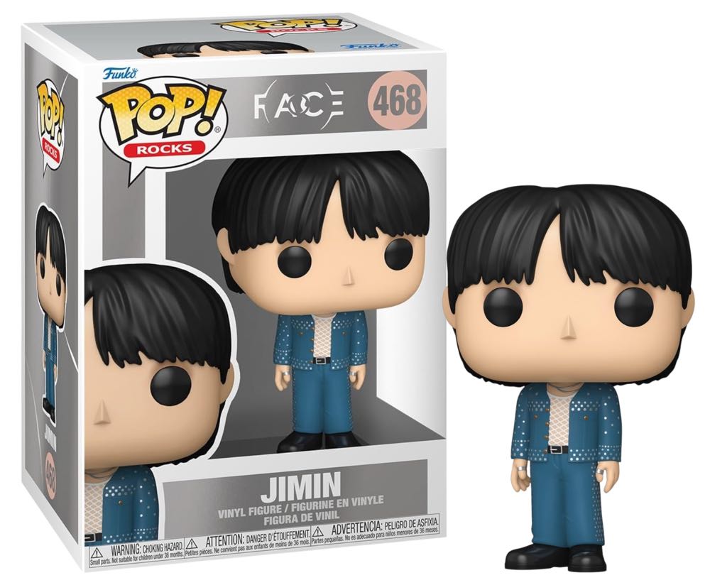 Funko Pop! Rocks Face Jimin - BTS vinyl figure collectible [Barcode 889698863438] - Main Image 2