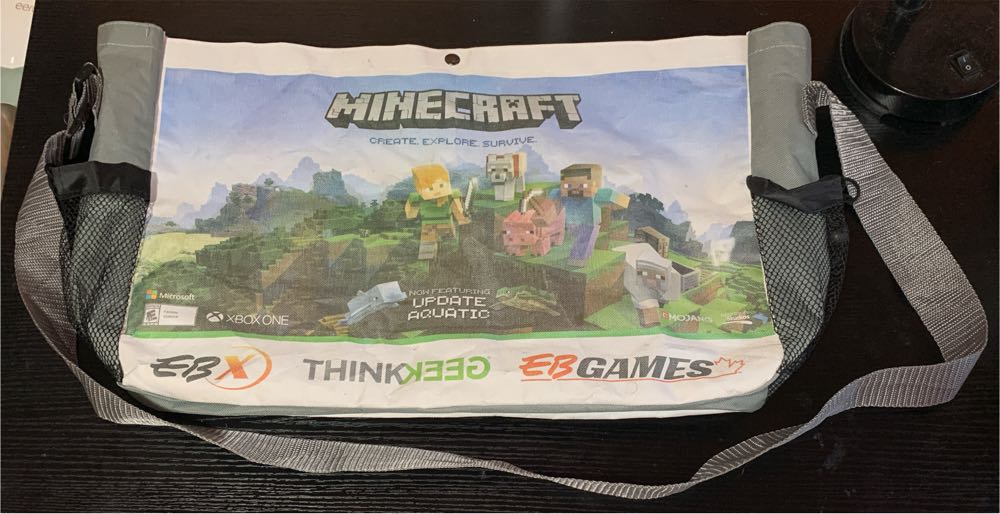 Funko x Minecraft Reusable Tote (Blue) - Funko vinyl figure collectible - Main Image 2