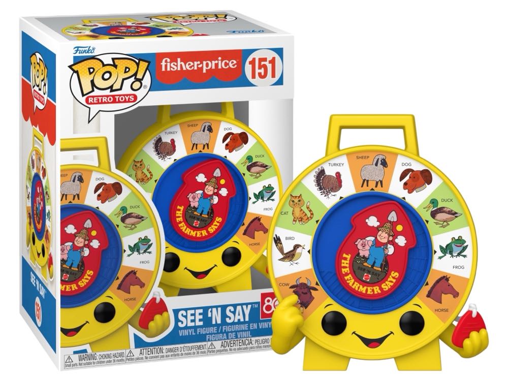 Fisher-price -151- See ‘n Say  vinyl figure collectible [Barcode 889698674423] - Main Image 2