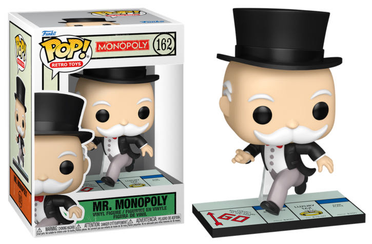 Funko Pop! Vinyl: Monopoly Mr. Monopoly Pass Go Hasbro Inc Collectable Vinyl Figure Gift Idea Official Merchandise Toys For Kids & Adults Ad Icons Fans - Monopoly vinyl figure collectible [Barcode 889698865388] - Main Image 2