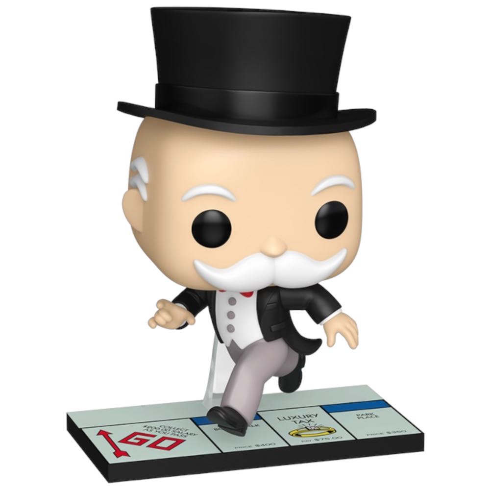 Funko Pop! Vinyl: Monopoly Mr. Monopoly Pass Go Hasbro Inc Collectable Vinyl Figure Gift Idea Official Merchandise Toys For Kids & Adults Ad Icons Fans - Monopoly vinyl figure collectible [Barcode 889698865388] - Main Image 3