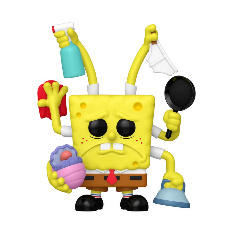 Spongebob Cleaning - SpongeBob SquarePants vinyl figure collectible [Barcode 889698879484] - Main Image 3