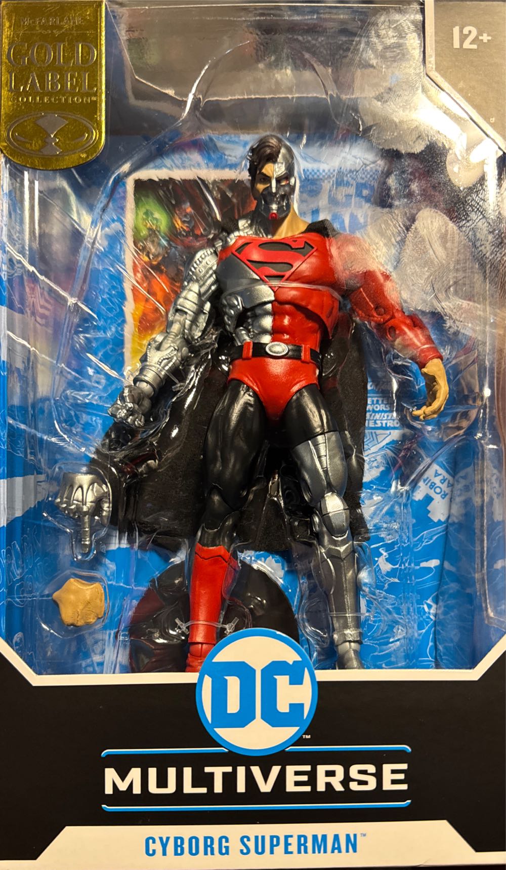 Multiverse Red Mcfarlane Gold Label Target Exclusive New Mcfarlane Dc Multiverse Cyborg Superman Gold Green Revenge Lanterns Of Revenge Lanterns The Hand 7” 52 Action And Platinum Edition Lantern 7”  vinyl figure collectible [Barcode 787926174441] - Main Image 2