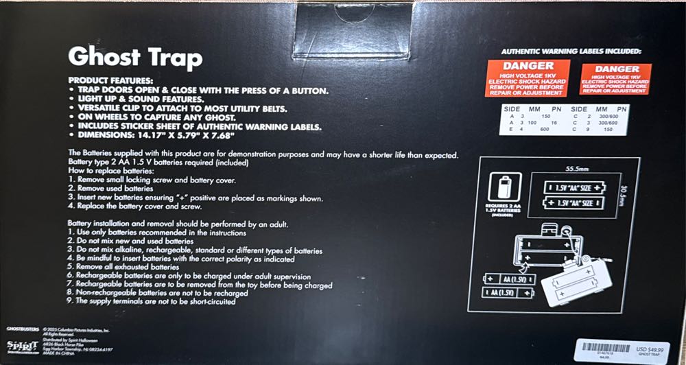 Ghost Trap - Ghostbusters vinyl figure collectible [Barcode 01407618] - Main Image 3