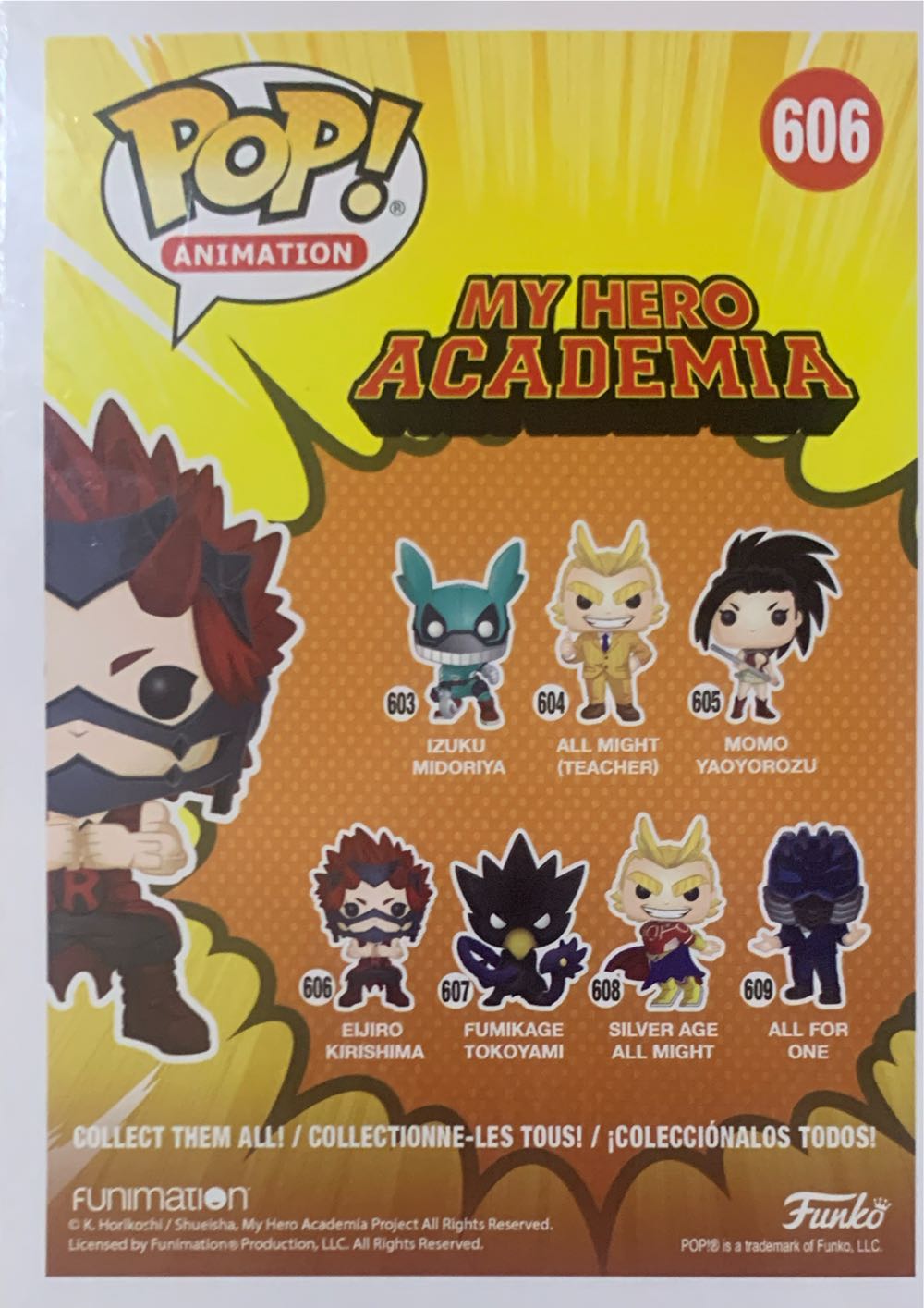 Eijiro Kirishima - My Hero Academia vinyl figure collectible [Barcode 889698362245] - Main Image 2