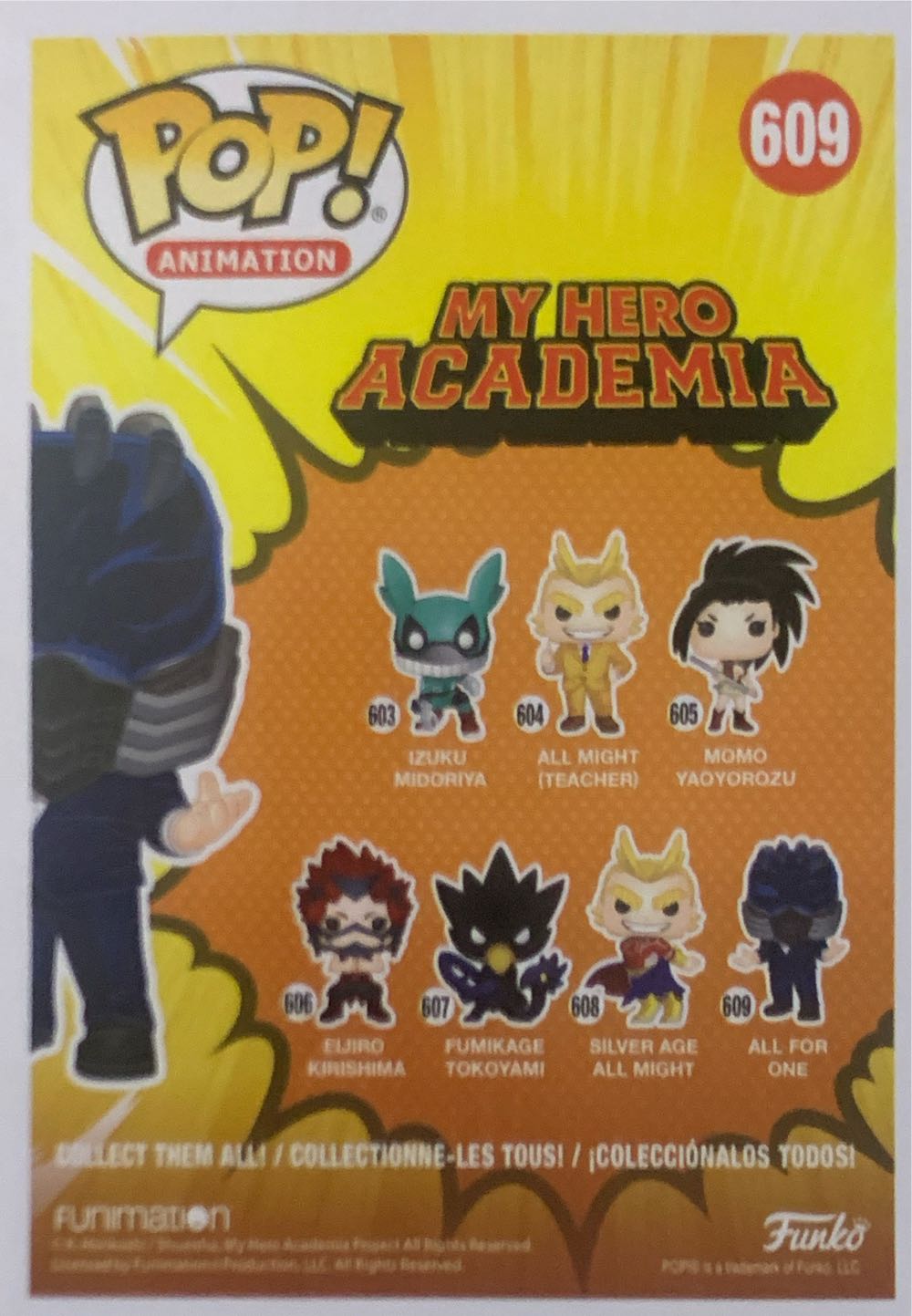 All For One - My Hero Academia vinyl figure collectible [Barcode 889698429337] - Main Image 2