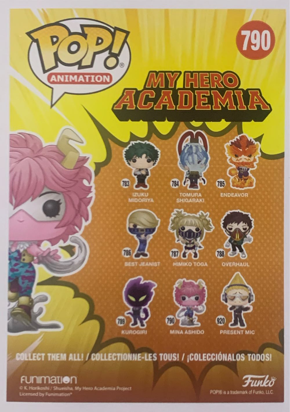 Mina Ashido - My Hero Academia vinyl figure collectible [Barcode 889698484725] - Main Image 2