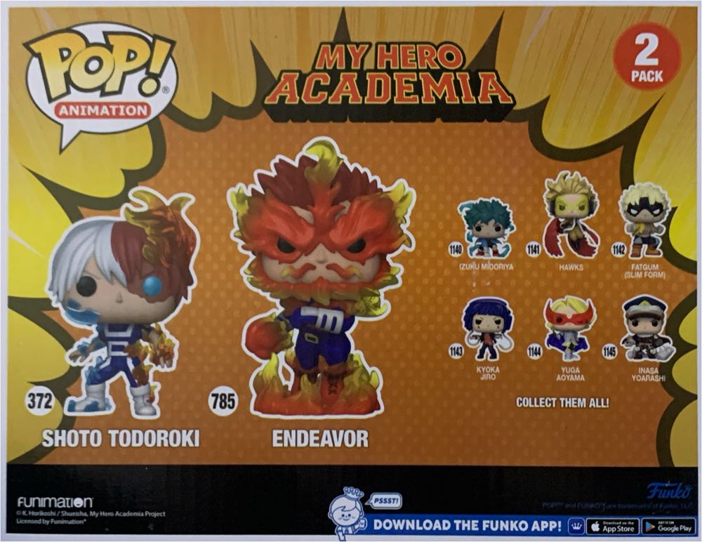 Shoto Todoroki & Endeavor - My Hero Academia vinyl figure collectible [Barcode 889698649933] - Main Image 2