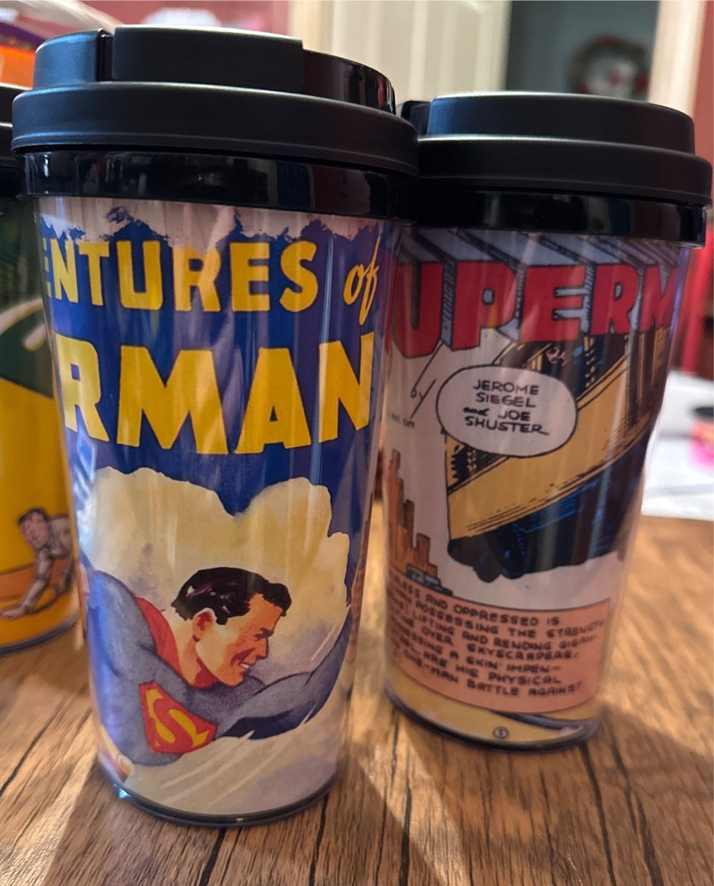 Superman custom travel mugs  vinyl figure collectible - Main Image 3