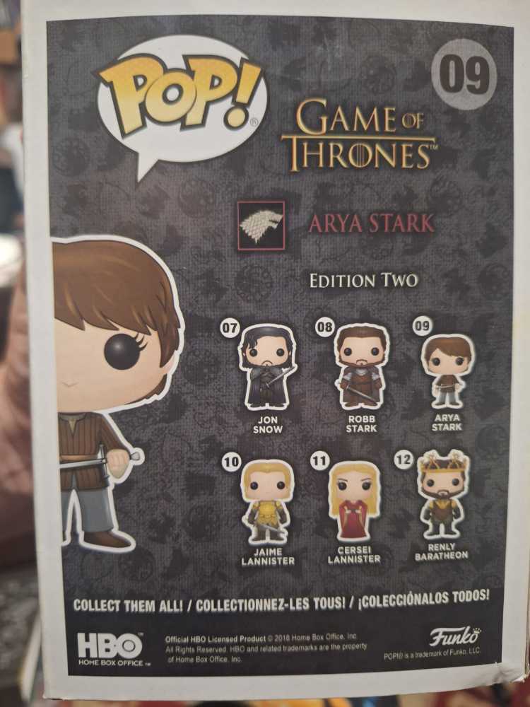 Game Of Thrones: Arya Stark - Game of Thrones vinyl figure collectible [Barcode 849944056731] - Main Image 2