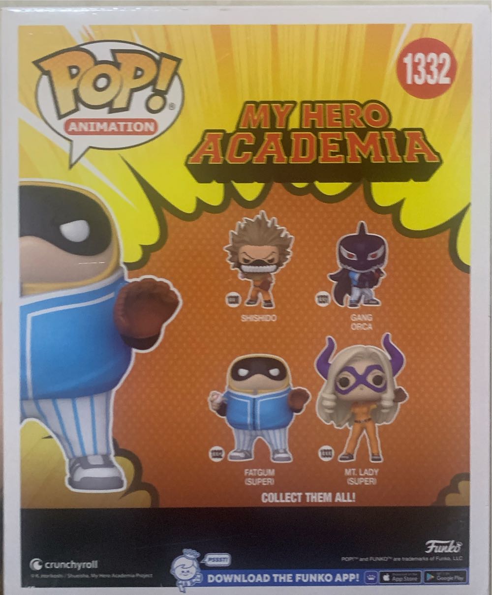 Fatgum - My Hero Academia vinyl figure collectible [Barcode 889698706179] - Main Image 2