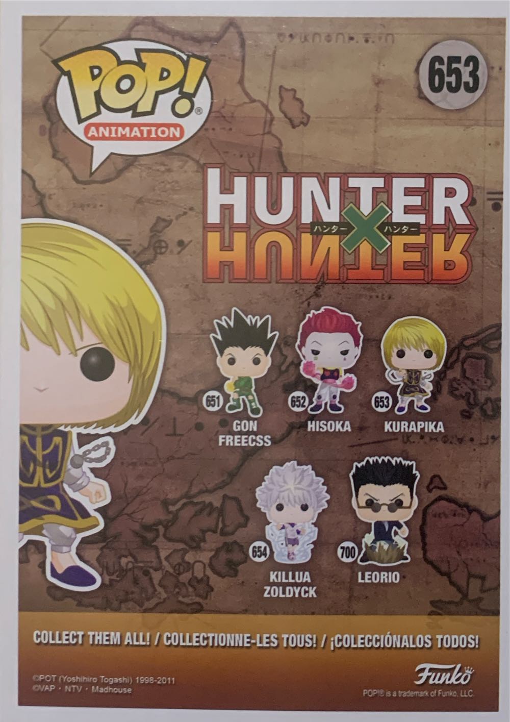 Kurapika - Hunter x Hunter vinyl figure collectible [Barcode 889698410687] - Main Image 2