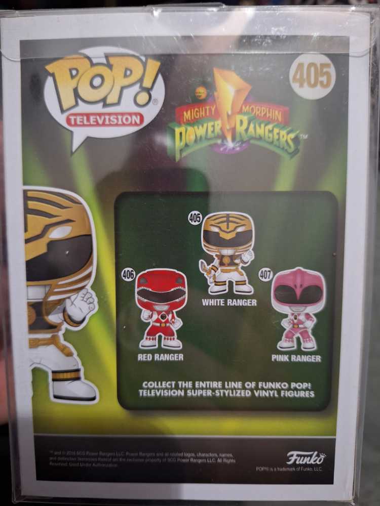 Mighty Morphin Power Rangers: White Ranger - Mighty Morphin Power Rangers vinyl figure collectible - Main Image 2