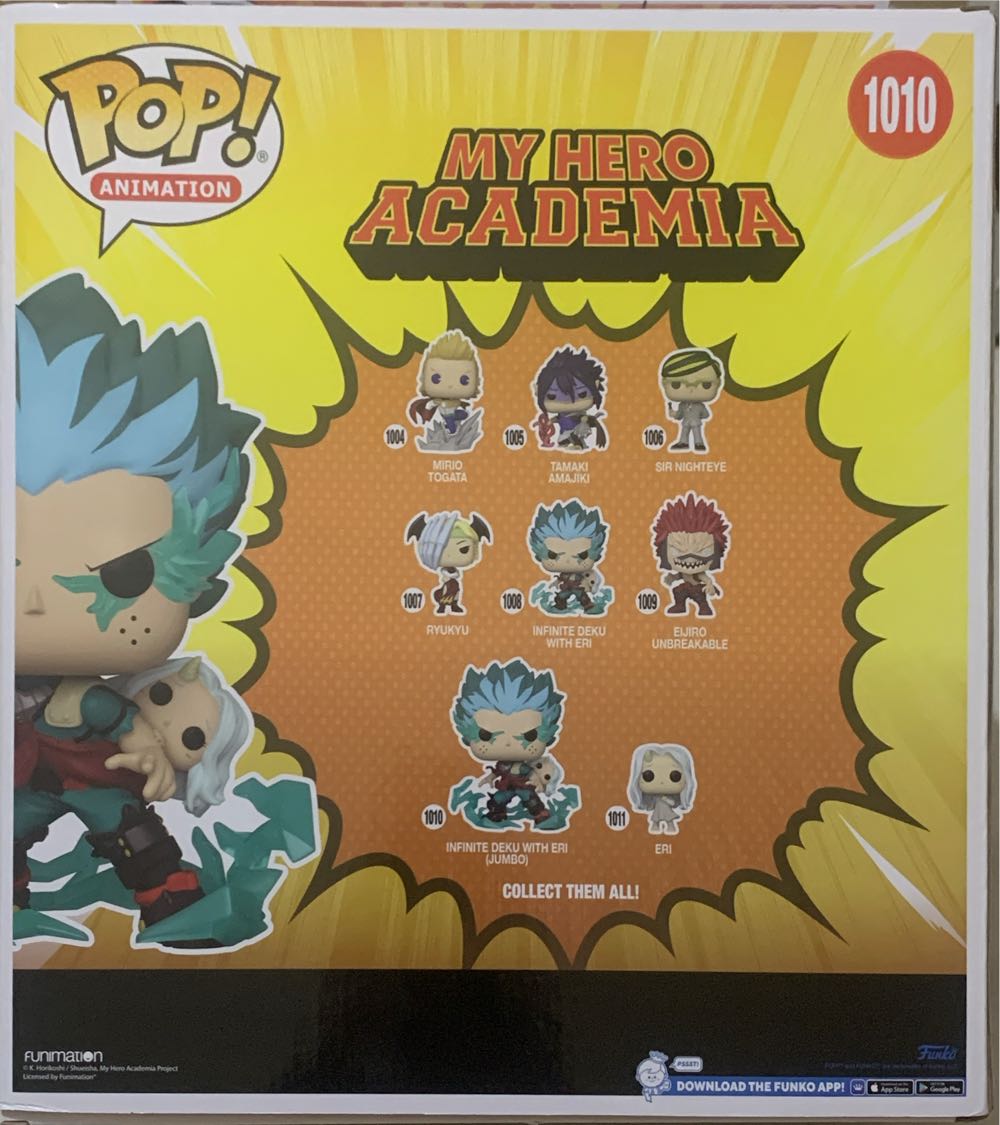 Infinite Deku With Eri - My Hero Academia vinyl figure collectible [Barcode 889698519014] - Main Image 2