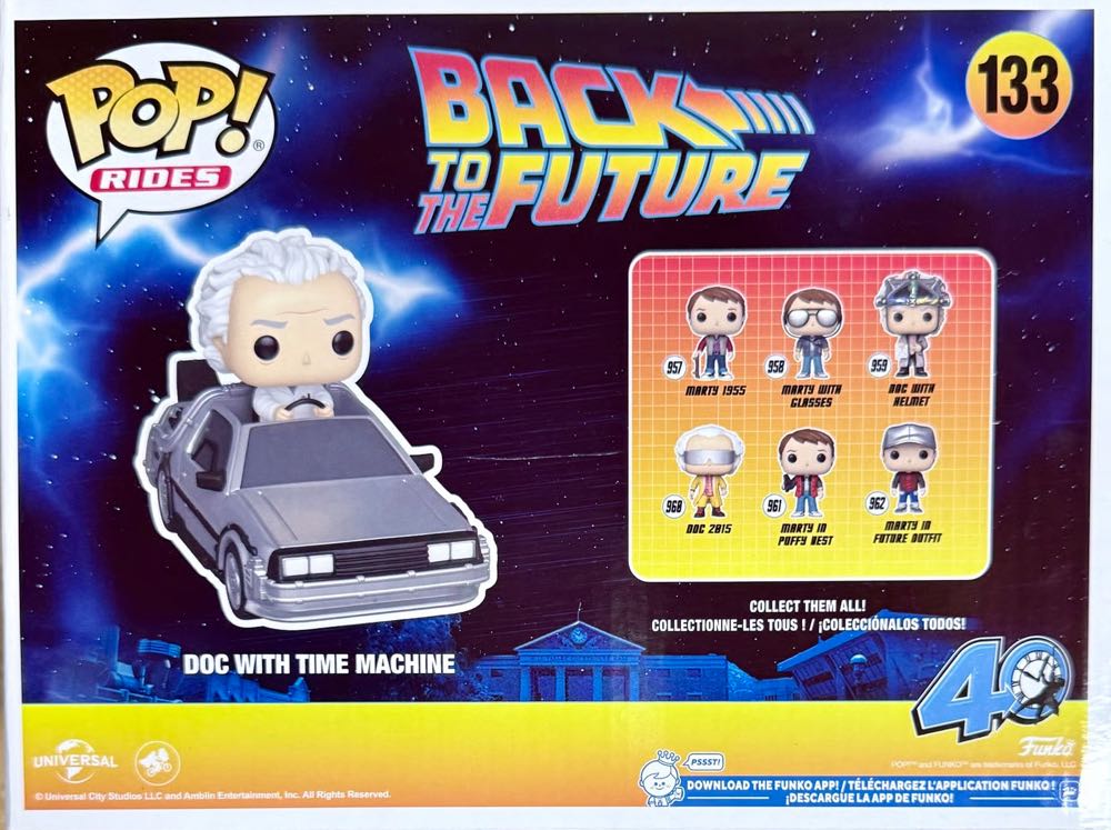 Doc (With Time Machine) - Back to the Future vinyl figure collectible [Barcode 889698864497] - Main Image 4