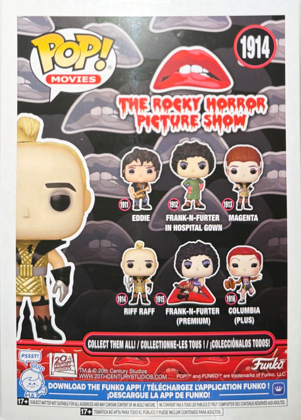 Riff Raff - The Rocky Horror Picture Show vinyl figure collectible [Barcode 889698868075] - Main Image 4