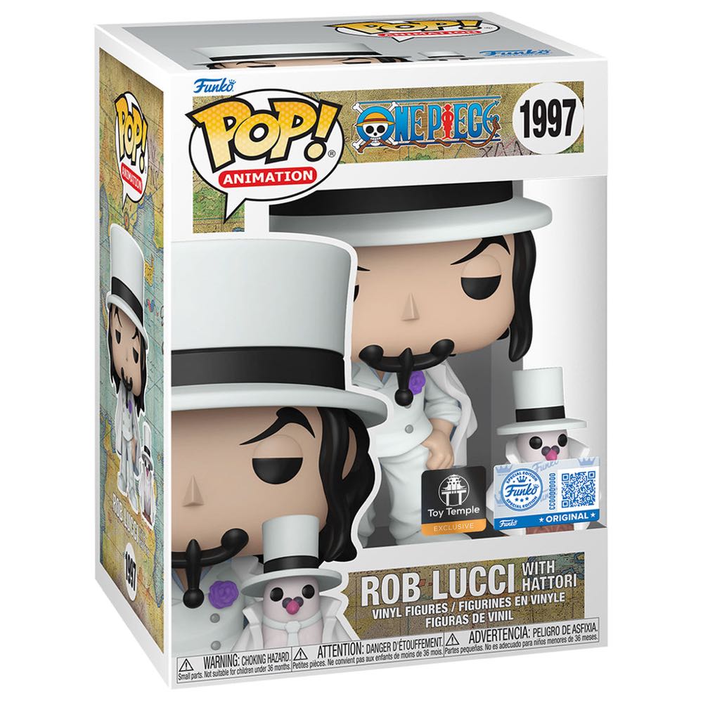 Rob Lucci with Hattori  vinyl figure collectible [Barcode 889698872454] - Main Image 2