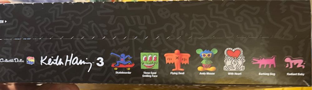 Medicom X Keith Haring Series 3 Mini VCD Sealed Case 16pcs  vinyl figure collectible [Barcode 4530956214252] - Main Image 2