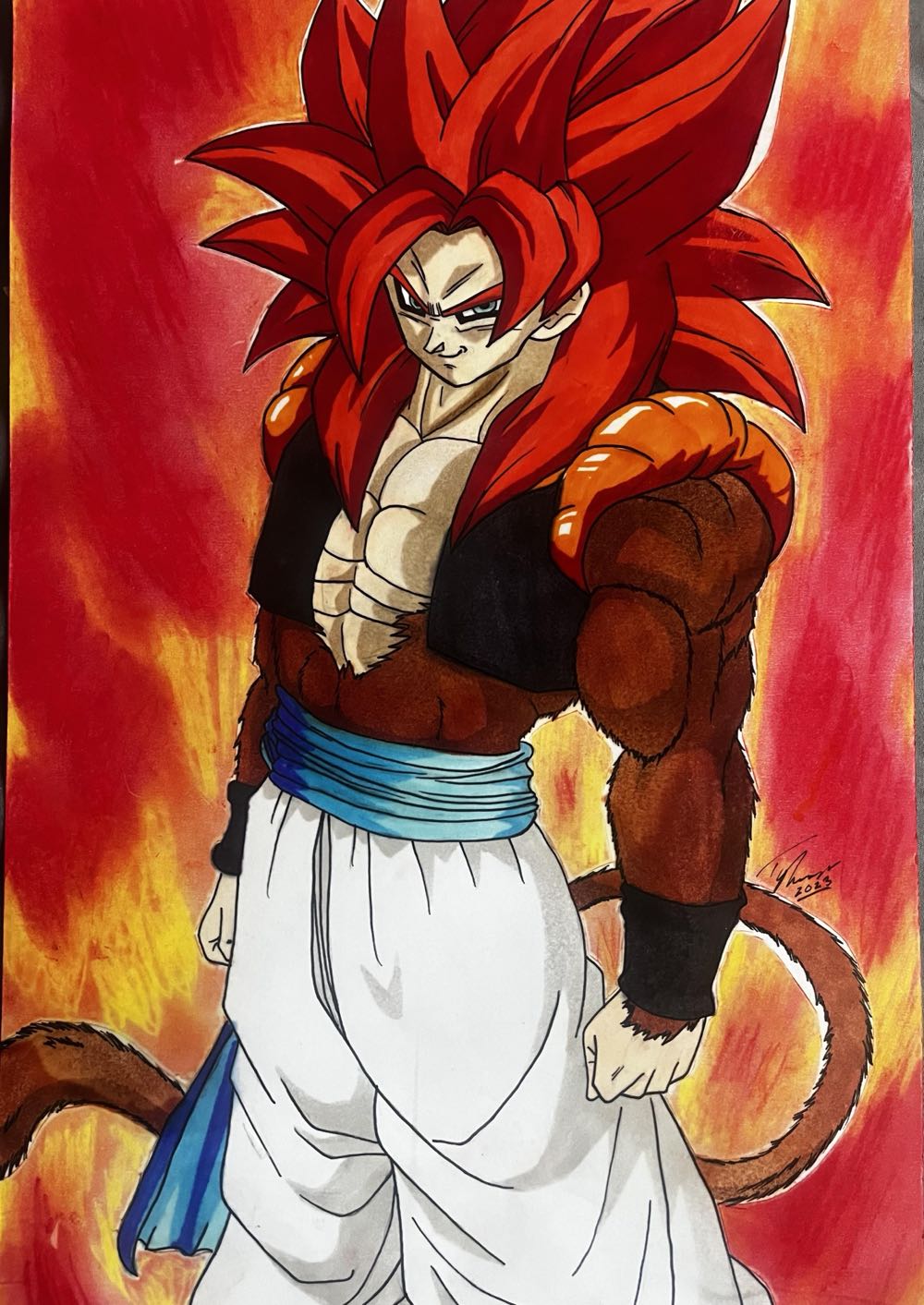 Super Saiyan 4 Gogeta - Dragon Ball Z vinyl figure collectible [Barcode 889698864954] - Main Image 4