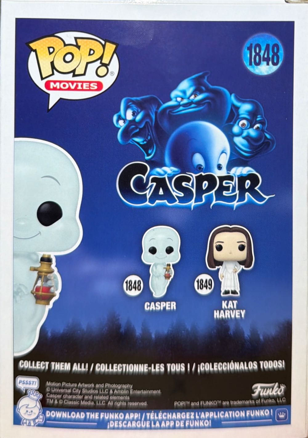 Casper - Casper the Friendly Ghost vinyl figure collectible [Barcode 889698863360] - Main Image 4