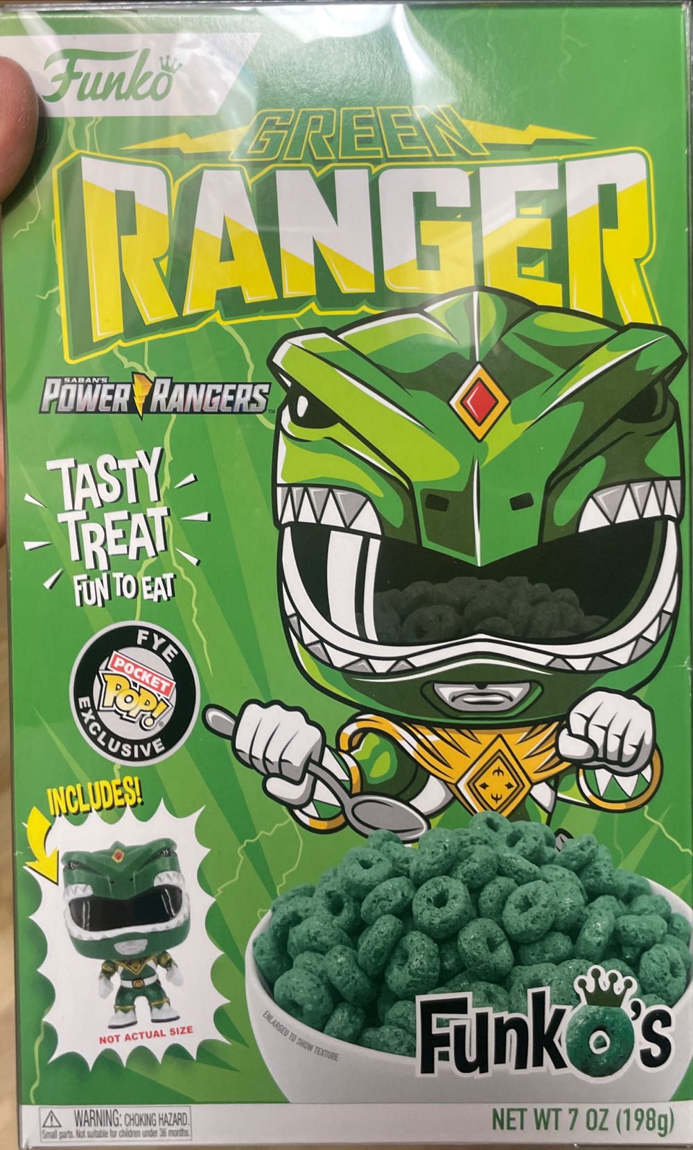 Funko Pop Cereal Power Rangers Green Ranger Cereal Fye Exclusive Pop! - Power Rangers vinyl figure collectible [Barcode 889698378765] - Main Image 2