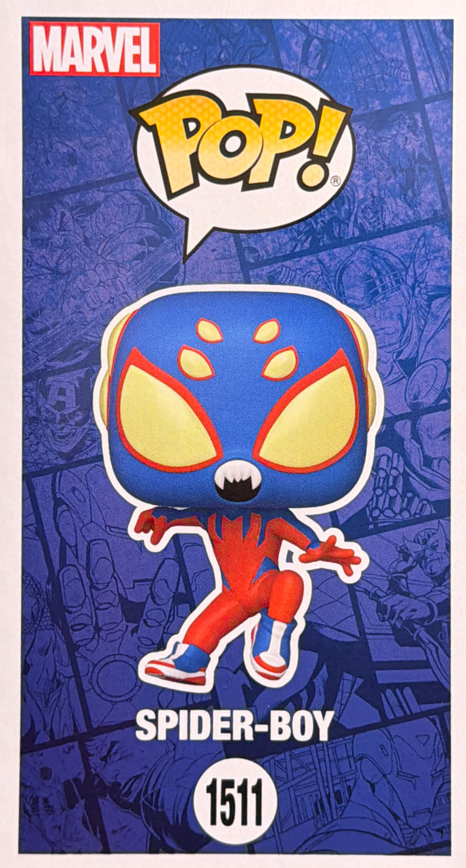 Pop! Supreme Le: Marvel Spiderboy Target Funko Pop! Marvel Limited Edition 9500 Pcs Spider Boy # Exclusive Excell Marketing Le W Fangs Protector With Exc  vinyl figure collectible [Barcode 889698880596] - Main Image 2