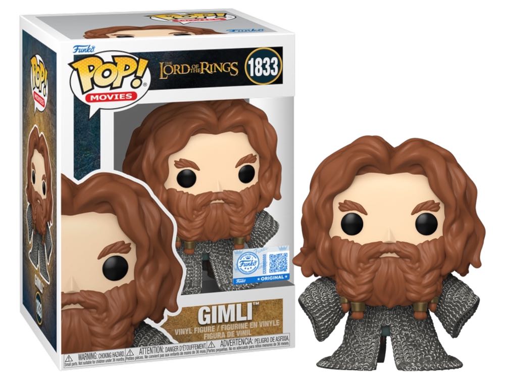 Gimli - The Lord of the Rings vinyl figure collectible [Barcode 889698871402] - Main Image 2